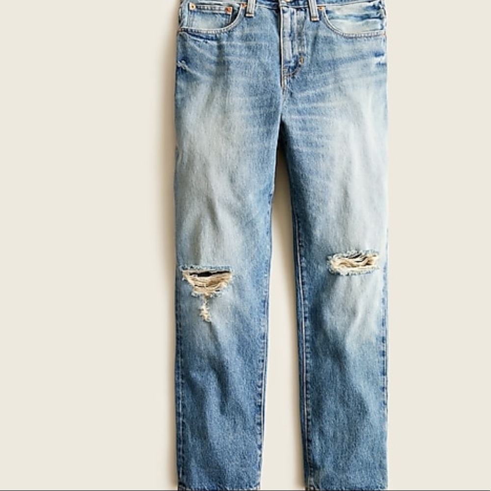NWT J.Crew Slouchy boyfriend jean in Southern Sky wash - Picture 2 of 7